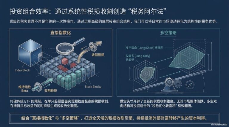 投资组合效率：通过系统性税损收割创造“税务阿尔法”